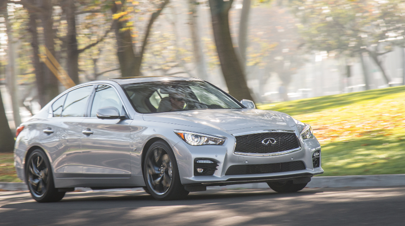 ▲Infiniti 于 2014 年推出 Q50 轿跑车,仅历经一代车型,便于 2024 年正式停产,结束其市场销售。图:Infiniti