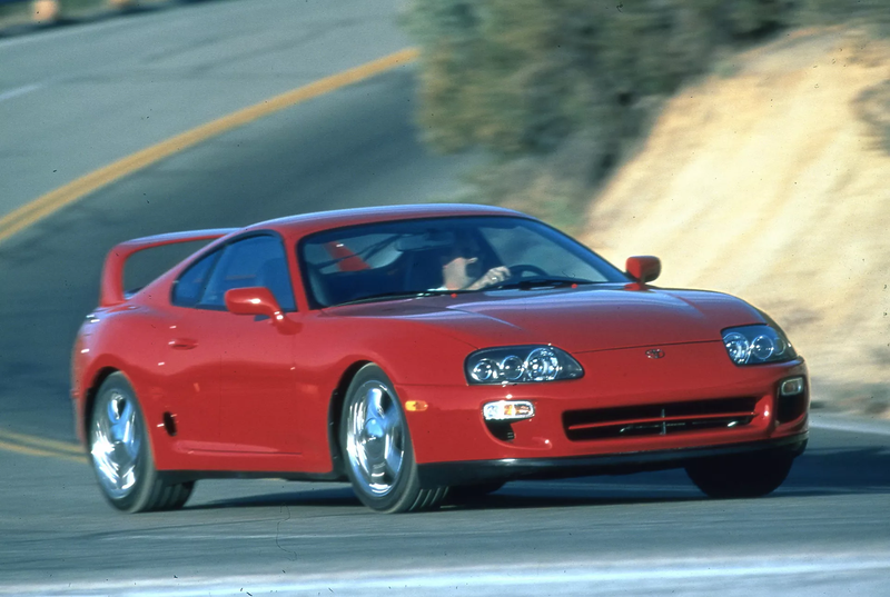 ▲第四代Toyota A80 Supra。
