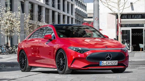 ▲此为新一代纯电CLA外形预想图,将在明年正式登场。(图:撷取自 Motor1)