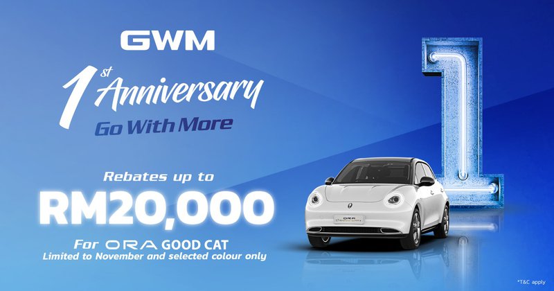 ▲Ora Good Cat为庆祝来马一周年,于11月办了两个周末的“Go With More”特别活动。