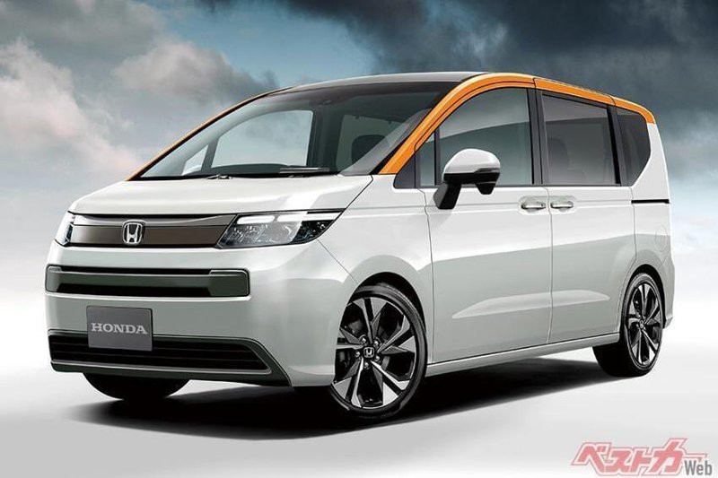 ▲日媒绘制大改款 Honda Freed 预想图揭露可能样貌。 (圖片來源:擷取自 BestCar)