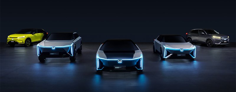 ▲Honda目前已有大量电动概念车。