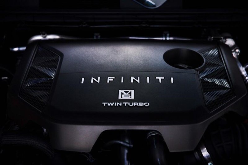 ▲与GT-R系出同门的3.5升V6双涡轮引擎,可提供450匹、71.6公斤米的饱满输出。