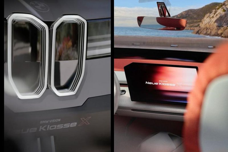 ▲BMW释出Vision Neue Klasse X 概念休旅预告图,展示全新车头造型。