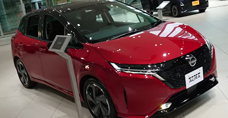 ▲现行版 Aura。（图片来源：Nissan）