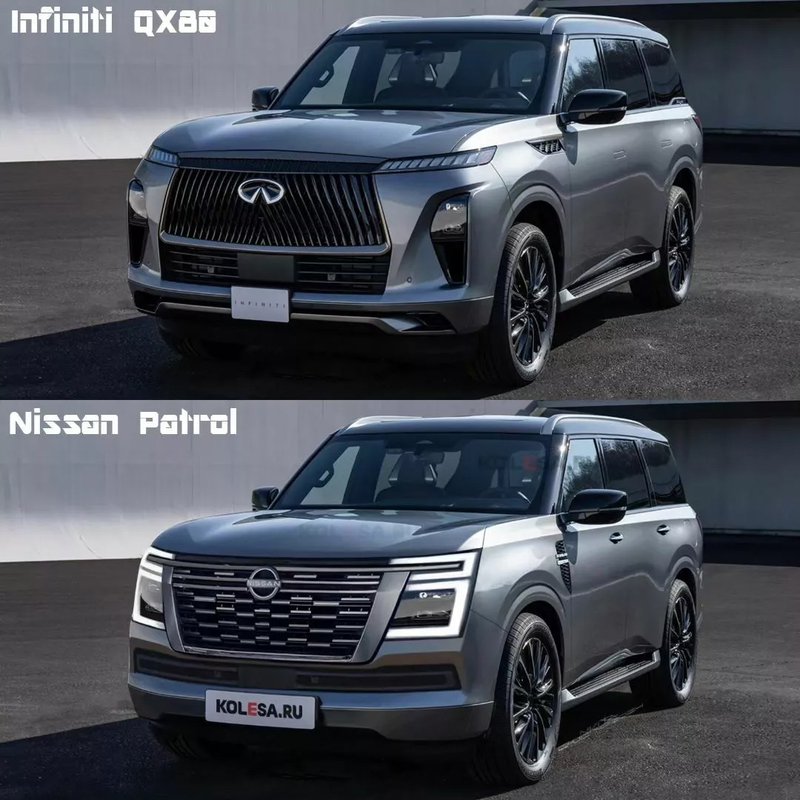 ▲新一代Patrol与Infiniti QX80为双生车，采用相同平台打造。