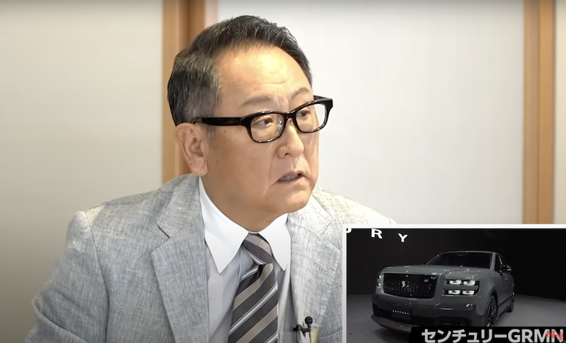 ▲Toyota会长丰田章男亲口透露Century SUV GRMN将投入生产的消息。