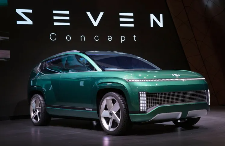 ▲根据现有资讯来看, Ioniq 9 将延续 Seven Concept 概念车的设风格。(图:Hyundai)