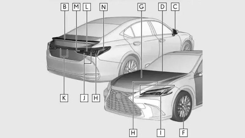 ▲改款Lexus ES设计图曝光,全新外形令人大开眼界!(图:Kolesa.ru)