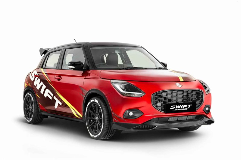 ▲Suzuki 在印度新德里车展推出 Swift Champions,让当家小掀背更具动感风范。
