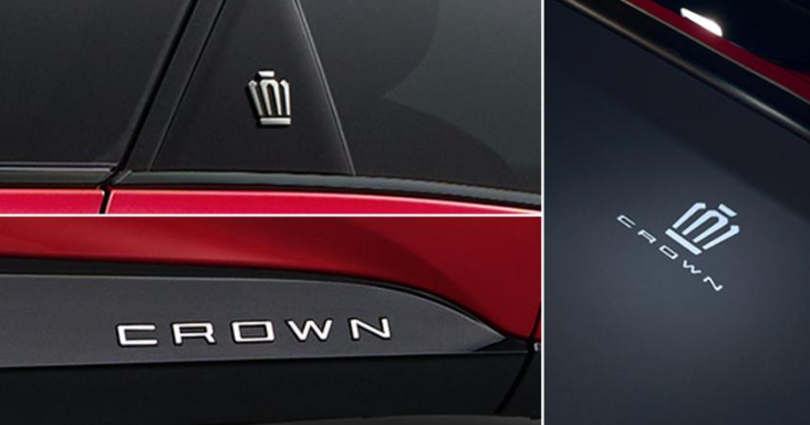 ▲Crown Sport 新增皇冠标志,车侧 CROWN 字样更显霸气!
