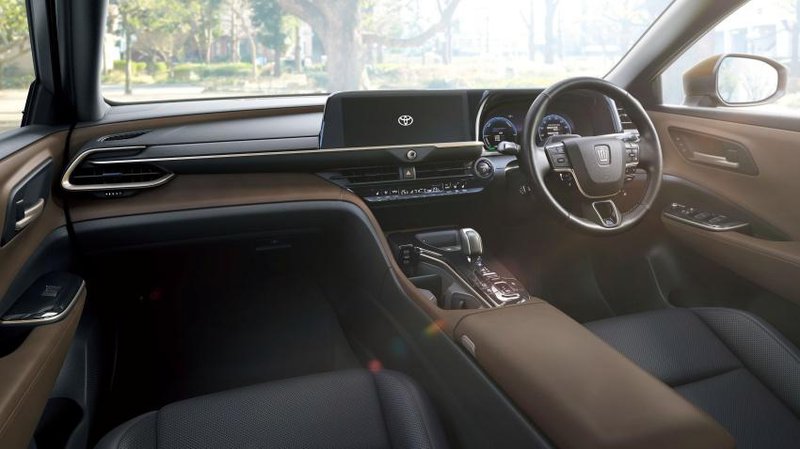 ▲大改款 RAV4 内装设计预计与 Crown 车系相似。