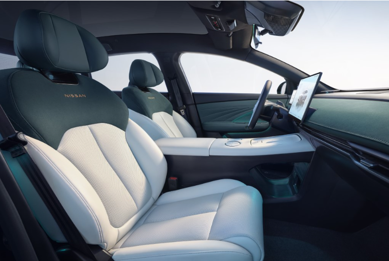 ▲搭载 Nissan 招牌零重力座椅与 AI 智能调整功能，营造兼具舒适与智能的乘坐感受。