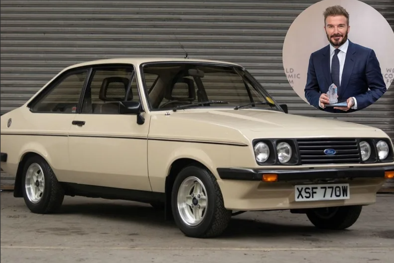 ▲David Beckham:Ford Escort MK2