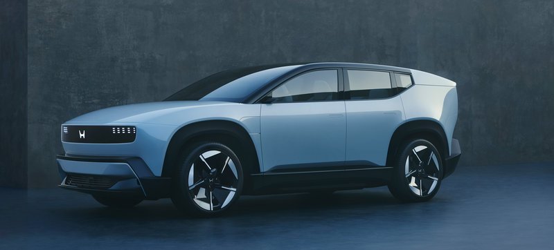 ▲Honda 全新电动休旅 0 SUV 概念车外形。