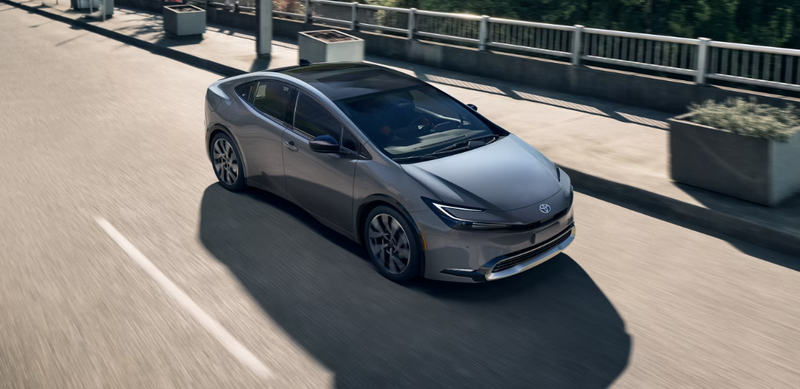 ▲Toyota Prius PHV纯电续航约 86 公里。