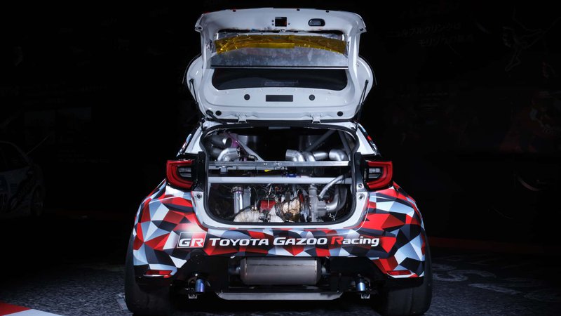 ▲Toyota全新2.0升涡轮引擎已植入GR Yaris M Concept原型赛车展开实测。