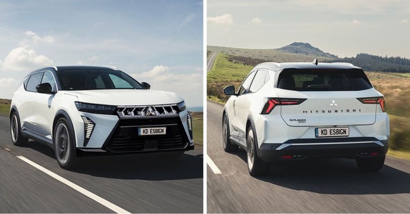 ▲新一代Outlander Sport预想图。