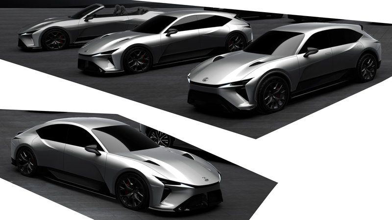 ▲Lexus先前发布的电动车发展蓝图中，规划出现旅行车身影。