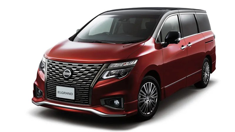 ▲Nissan 全新 Elgrand 旗舰 MPV 睽违 15 年大改款，将于 10 月 30 日在“Japan Mobility Show 2025”登场，采用全新外观与内装设计，并搭载最新 e-Power 油电混合系统。图为现行版 Elgrand。