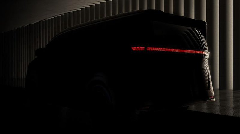 ▲Nissan 公布新一代 Elgrand 的车身剪影图，预告将于今年下半年正式亮相。