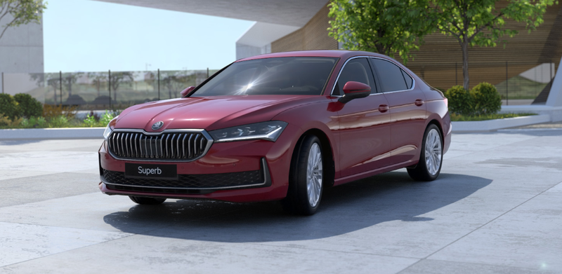 ▲Skoda最新世代Superb。