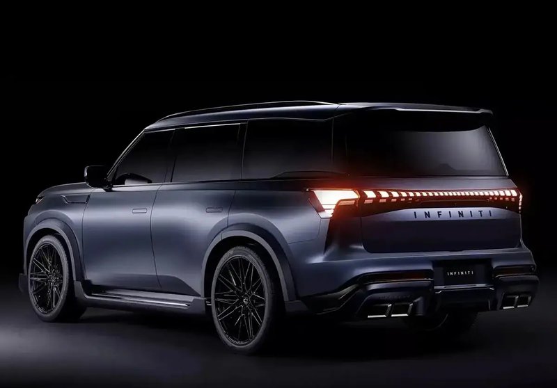 ▲QX80 Track Spec 概念车,展现性能旗舰的全新样貌。