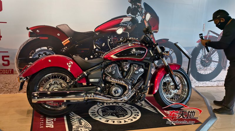 ▲Indian Scout Classic是复古味最浓的一款，延续传统美式巡航的线条与镀铬工艺，适合热爱经典造型与慢节奏巡航的骑士。