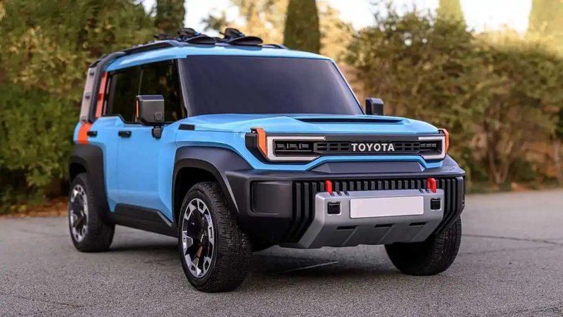 ▲Land Cruiser FJ延续并融入大量Compact Cruiser EV概念车的设计语汇。