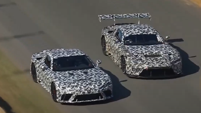 ▲Toyota 于今年 Goodwood 速度嘉年华上展出 GT Concept 与 GT Racing Concept 两款概念原型车。