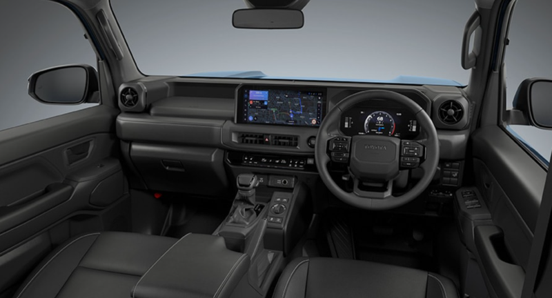 ▲车内则有着与 Land Cruiser 250 极为相似的规划。