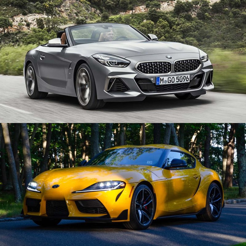 ▲BMW Z4(上)与 Toyota GR Supra(下)巧妙融合,展现惊人创意与辨识度。(图:bmwblog)
