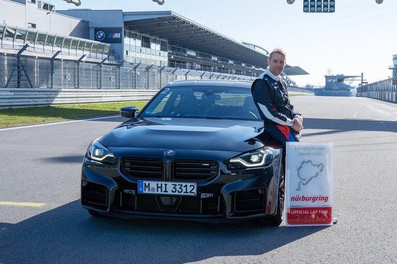 ▲新一代BMW M2以7 分38.706秒单圈成绩,成为纽柏林最速小型性能房车。