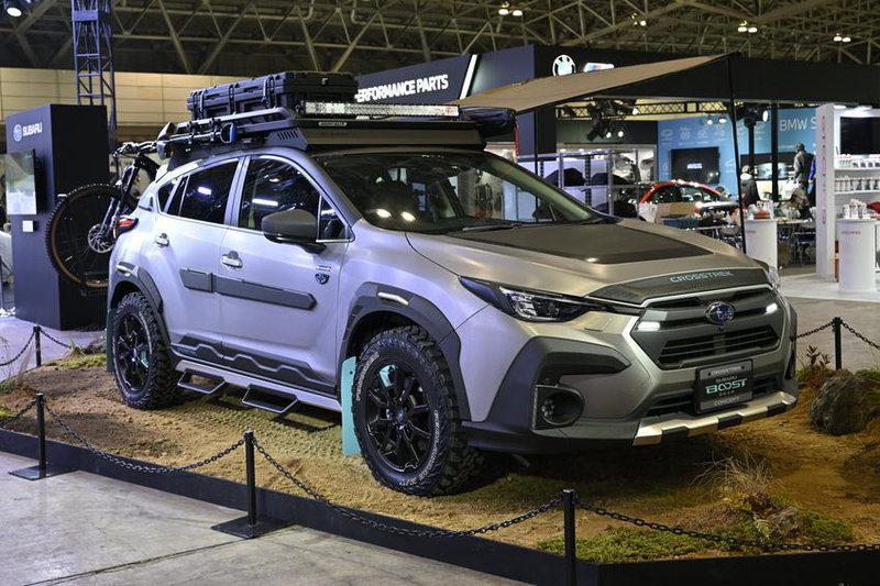 ▲东京改装车展现身的Crosstrek Boost Gear概念车。