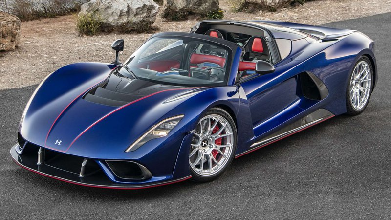 ▲地表最强敞篷车Hennessey Venom F5 Roadster成为“篮球之神”Michael Jordan的最新爱车。