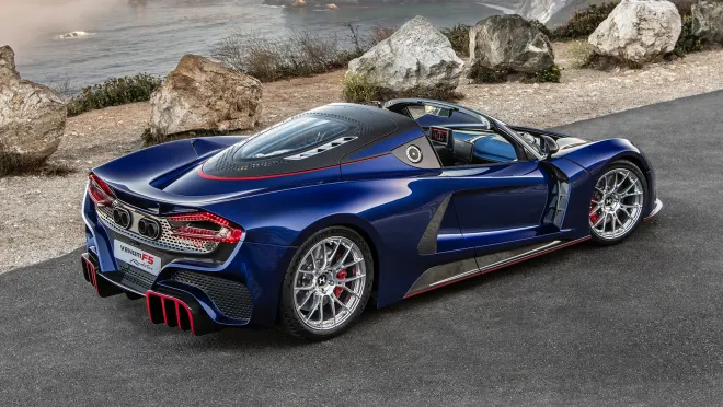 ▲Venom F5 Roadster只限量生产30 辆,身价高达300万美元,折合约1400万令吉。