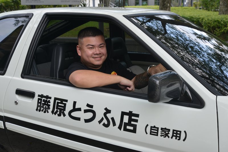 ▲赛车手兼 JDM 爱好者郑玮伦(Alan Tee)。