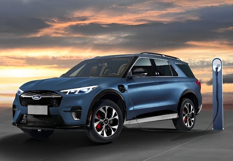 ▲Ford首款以MEB平台打造的电动车Explorer EV。
