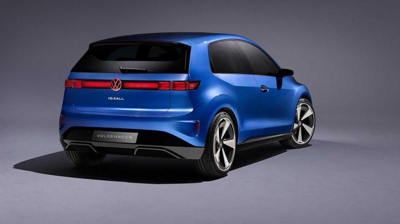 ▲Volkswagen入门电动车ID.1车尾设计。