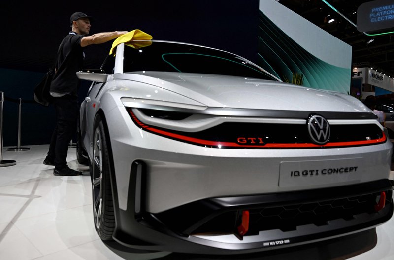 ▲Volkswagen在IAA慕尼黑车展发表ID.GTI Concept概念车。(图:法新社)