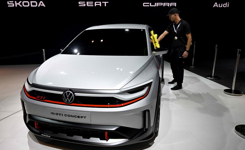 ▲ID.GTI Concept是以今年3月登场的ID.2all概念车为设计基础。(图:法新社)