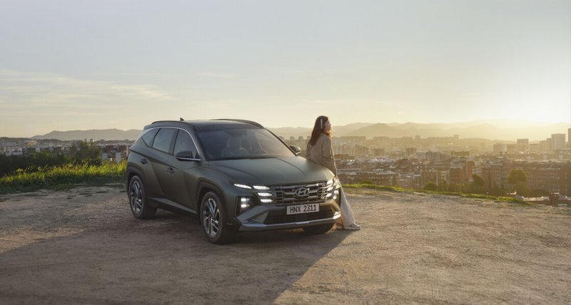 现行款 Hyundai Tucson 主力休旅外观。图：Hyundai