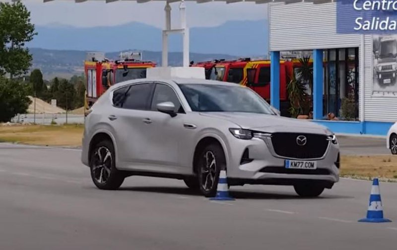 ▲Mazda CX-60在麋鹿测试上斩获优异成绩。
