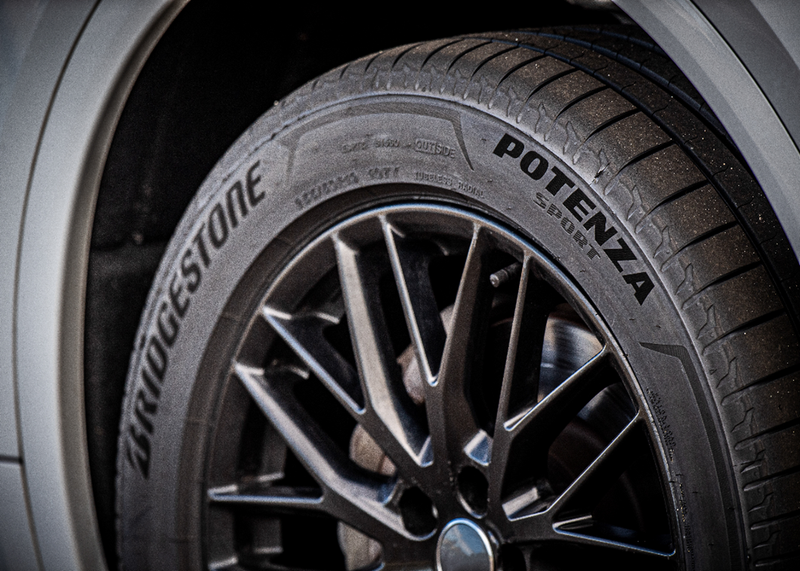 ▲Bridgestone旗下高性能轮胎品牌POTENZA。